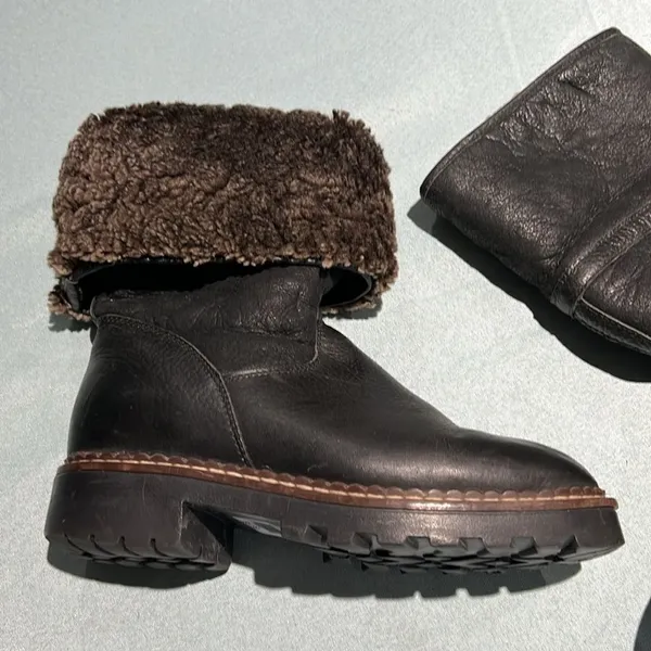 Blondo Shearling Lined Fisherman Core Boots Size‎ 6.5 B36 - Image 4