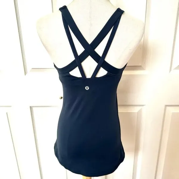 lululemon navy rally your heart tank - Image 7
