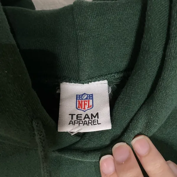 Green Bay Packers Green Hoodie large - Image 4