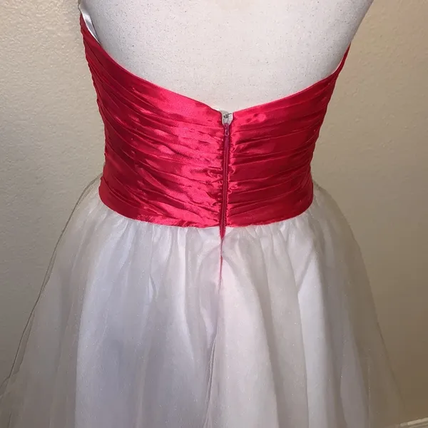 May Queen Couture white short ball gown formal dress - Image 7