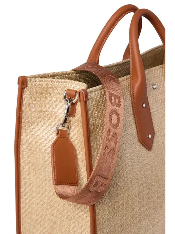 BOSS Sandy Tote in Natural Beige Womens Bag Travel Handbag - Image 2
