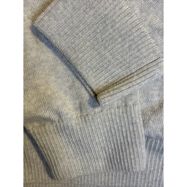 Banana Republic Women’s Merino Wool Crewneck Sweater XL Gray Pullover - Image 4