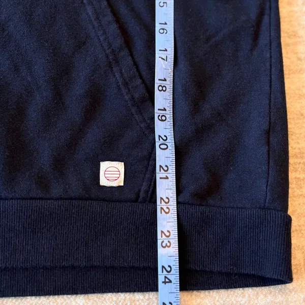 Marine Layer EABP All Star Navy Black Full‎ Zip Hoodie Womens Large Cozy Soft - Image 13