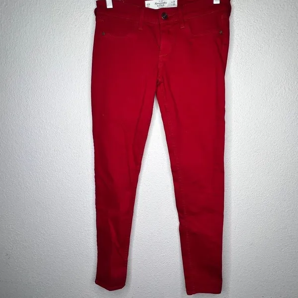 Abercrombie Red‎ Jeans - Image 7