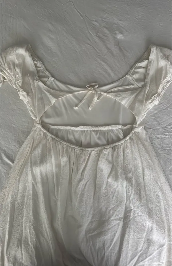 White open back dress Size M - Image 2