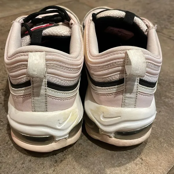 Nike Air Max 97 Pink Leather Sneaker Shoe Womens Size 9.5 921733-603 - Image 5