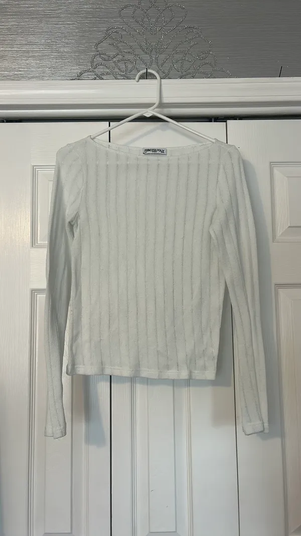 Princess Polly Tuppence Long Sleeve Top White - Image 3