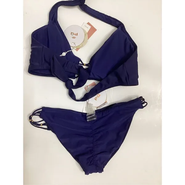 New. Pilyq navy bikini set. L-top/S-bottom. Retails $152 - Image 7