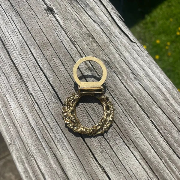 Vintage Twist Scarf Clip Bronze - Image 3