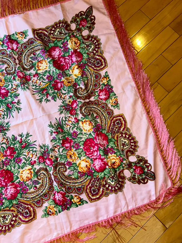 Pink floral wrap - Image 4