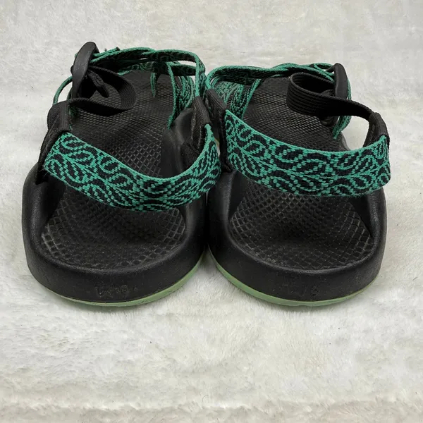 Chaco Z Cloud 2 Womens 9 Sandals Black Green Strappy Toe Loop Hiking J106636 - Image 5