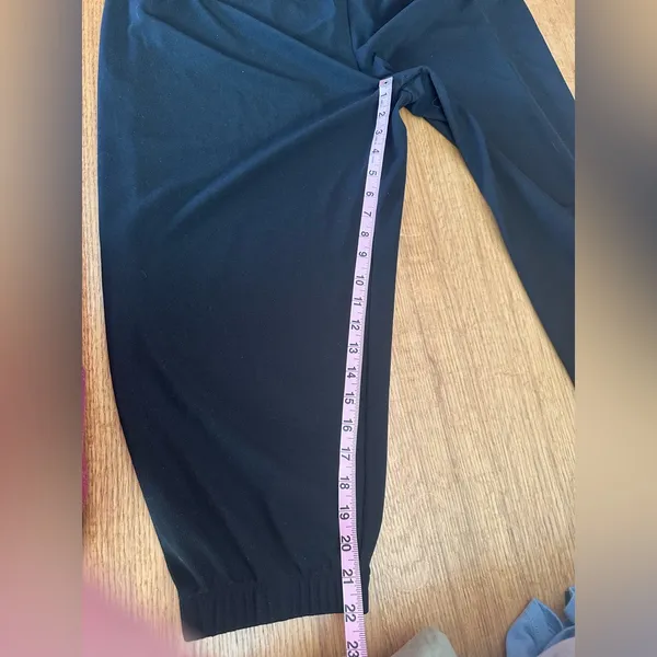 HALARA NWT Pockets Waffle Casual Jogger Overalls black sz Large - Image 11