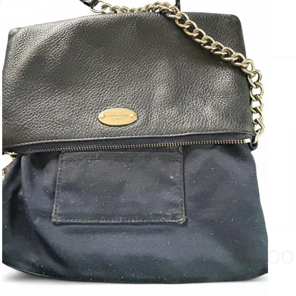 COACH NAVY crossbody small bag Leather. - Image 4