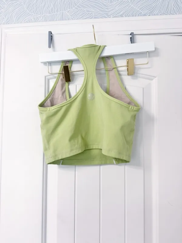 TYC Til You Collapse Tank Corset crop Lime Green Bra Size Small - Image 4