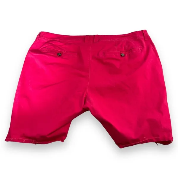 5/$65 Old Navy Womens Shorts‎ Sz 18 Ruby Pink Longer Length Cut Off - Image 4