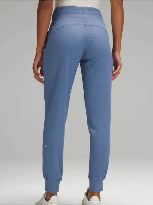 Lululemon Dance Studio Mid-Rise Full Length Joggers in Oasis Blue/ Water Drop - Image 2