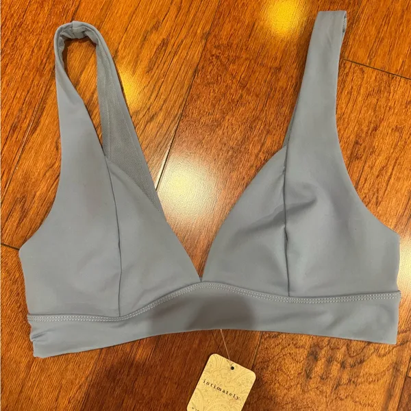 NWT Free People Duo Corset Bralette - Blue River Spell Size Small - Image 3