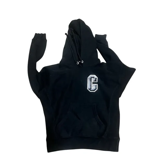 Champion Girls' Full Zip Hoodie Black XS Long Sleeve Casual - Image 4