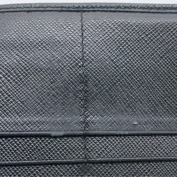 Prada Black saffiano leather Wallet and Card Holder Set W/box - Image 8