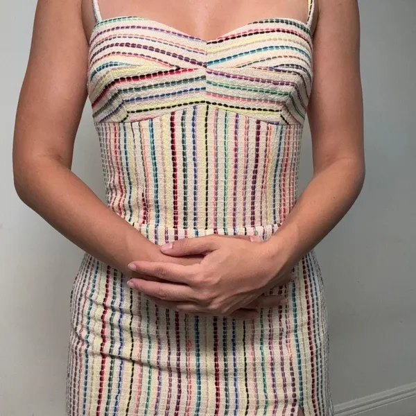 Amanda Uprichard Sample Sale Striped Sundress • Size Small - Image 5