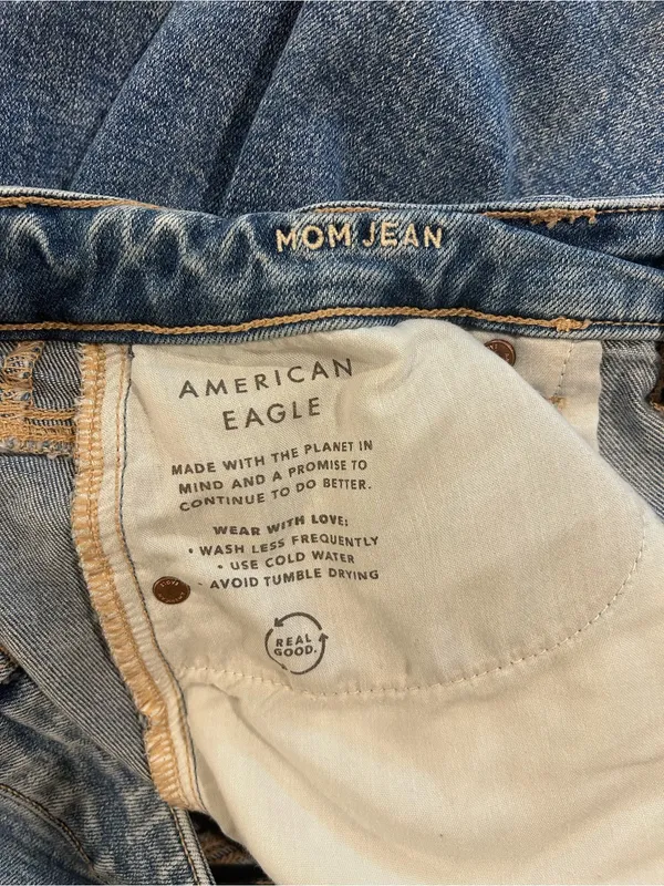 American Eagle Strigid Mom Jeans, 8 - Image 4