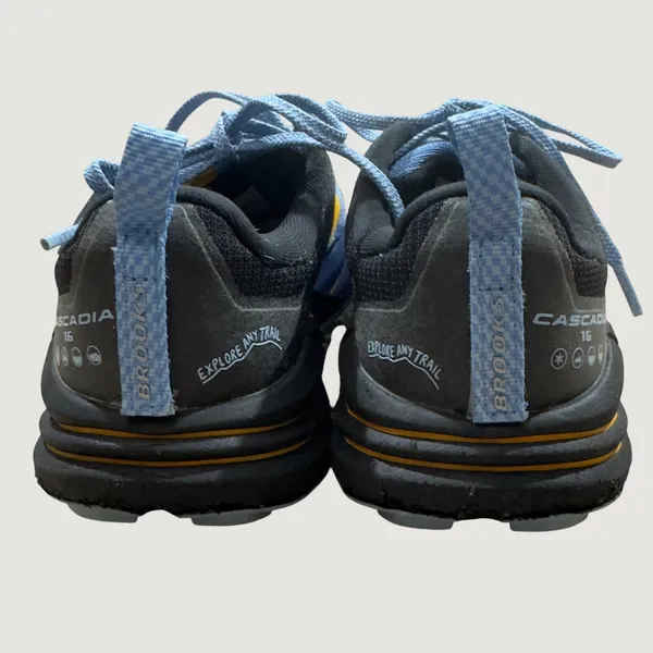 3169 | Brooks Cascadia 16 Trail Running Shoes Blue Hiking Gorpcore Women 8.5 - Image 5