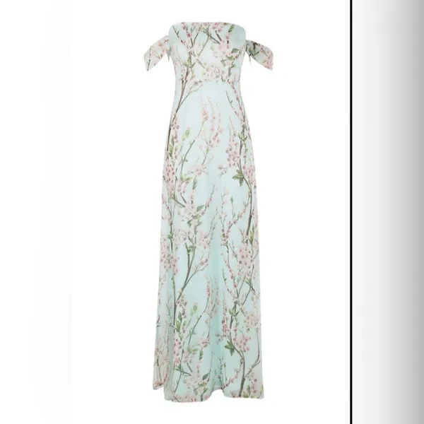 Jessica off shoulder floral maxi - Image 7