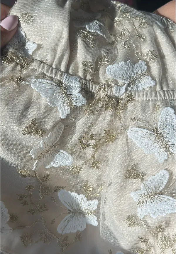 Butterfly top Tan - Image 2