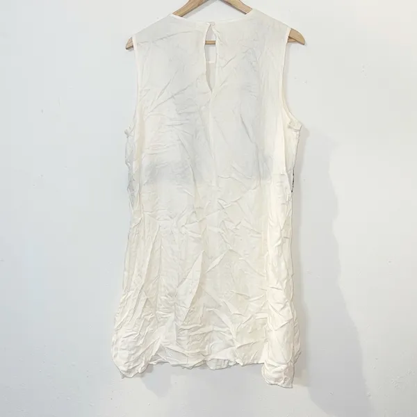 Old navy off white mini shift patterned tank summer dress - Image 5