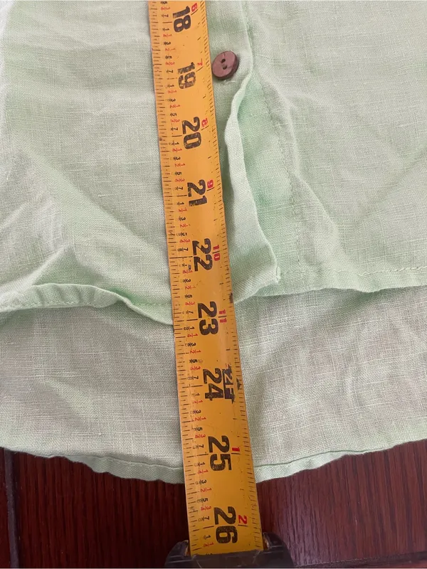 Embroidered Light Green Button - Image 6
