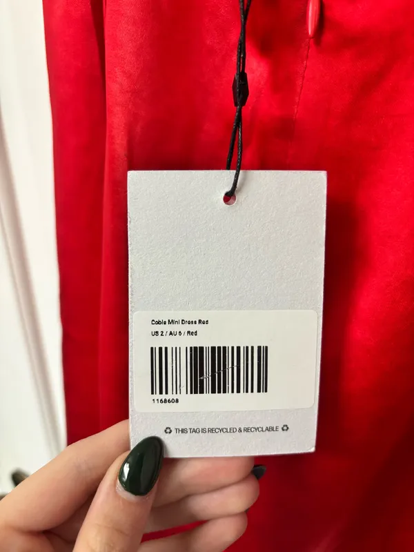 Red Princess Polly Mini Dress - Image 4
