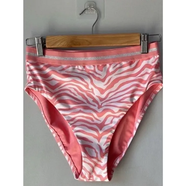 NWT Sanctuary Pink Zebra Animal Print Bikini - Image 4