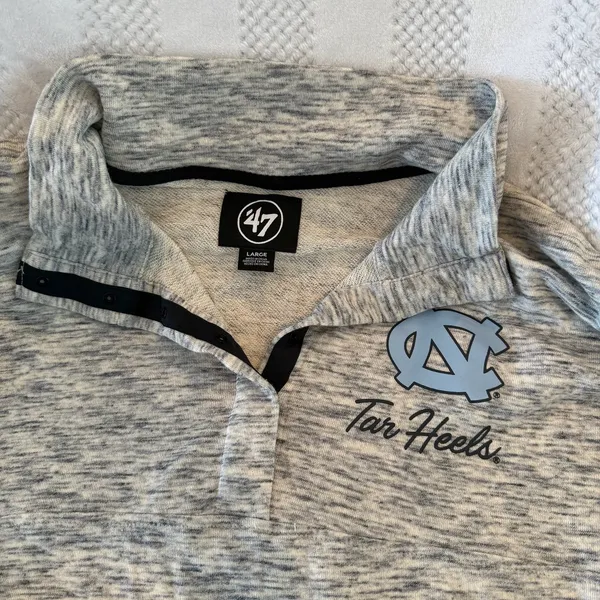new 47 brand north carolina tar heels sweater size large L - Image 3