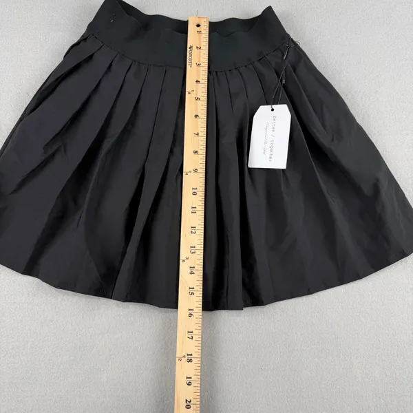 Better Together Black Pleated Mini Skirt XS Elastic Waist STK10492 NWT - Image 6