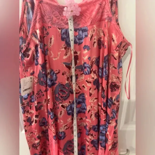Free People Women's First Date Printed Maxi Slip M NWT - Image 6