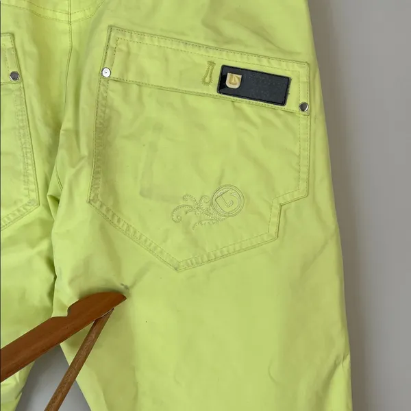 Burton Women's FLY PT Blue‎ Snowboarding Pants Dryride Size Small Yellow - Image 14