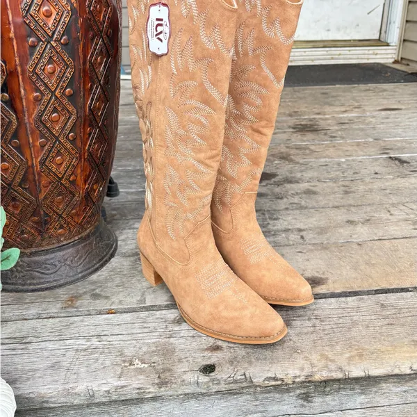 IUV Cowboy Boots For women Knee High Western Cowgirl Boots NWT - Image 11