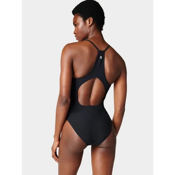 Sweaty Betty Aqua Xtra Life Performance Swimsuit S Black One Piece Racerback NWT - Image 3