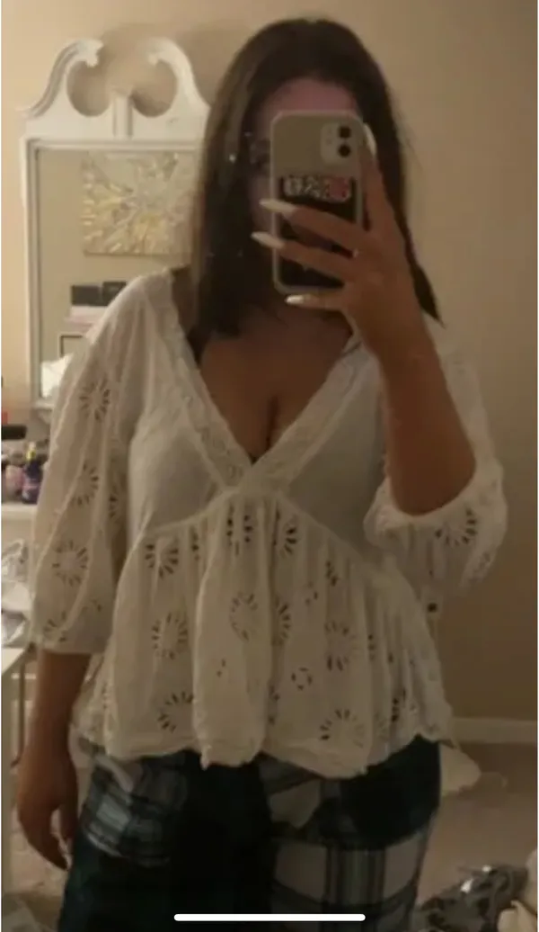 Free People Lace Blouse - Image 5
