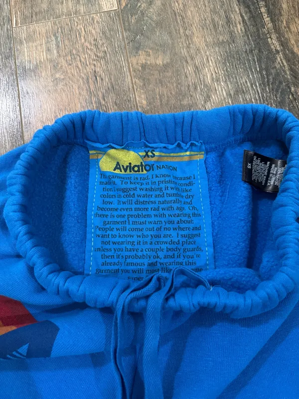 Aviator Nation Logo Sweatpants adventure blue - Image 5