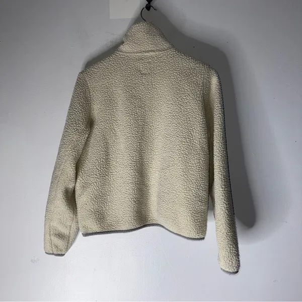 Vuori Womens Alpine Sherpa‎ Cream/Grey Size XS - Image 2