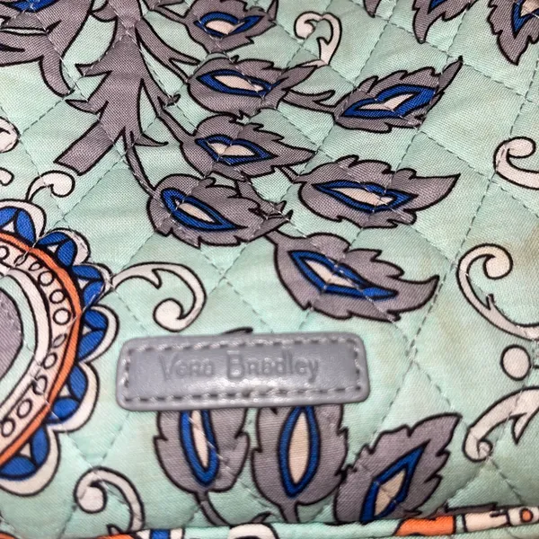 Vera Bradley Paisley Mint and Blue Food Bag - Image 4