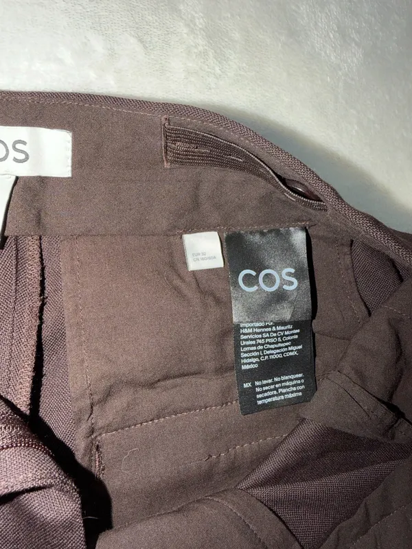 COS Women's Tailored Brown Straight-Leg Dress Pants - Image 5