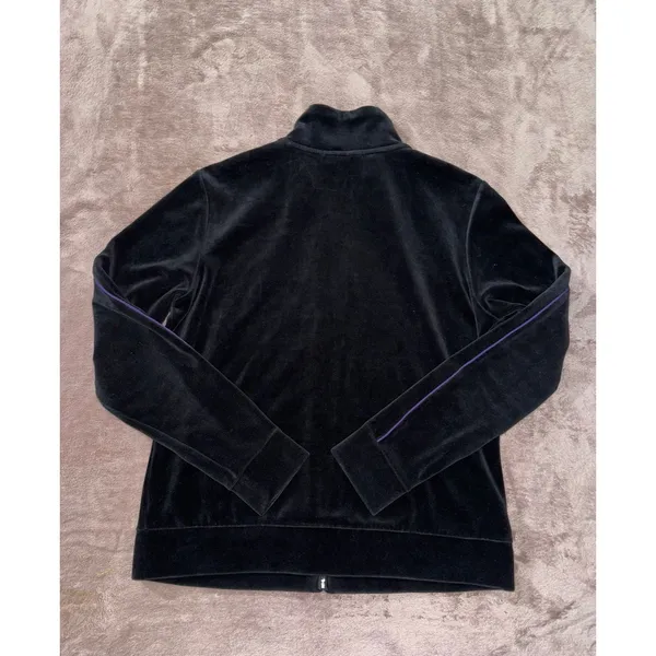 Ralph Lauren Women's‎ Active Velvet Full Zip Jacket Size Small - Image 6