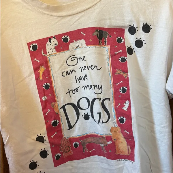 FINAL MARKDOWN White Dog Graphic T - Image 2