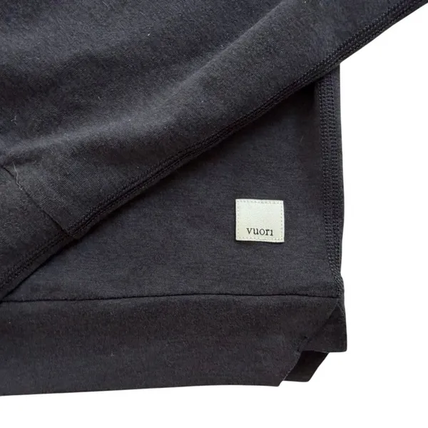 Vuori Halo Essential Hoodie Ladies Sweatshirt Small Dark Coal Grey Gym - Image 3