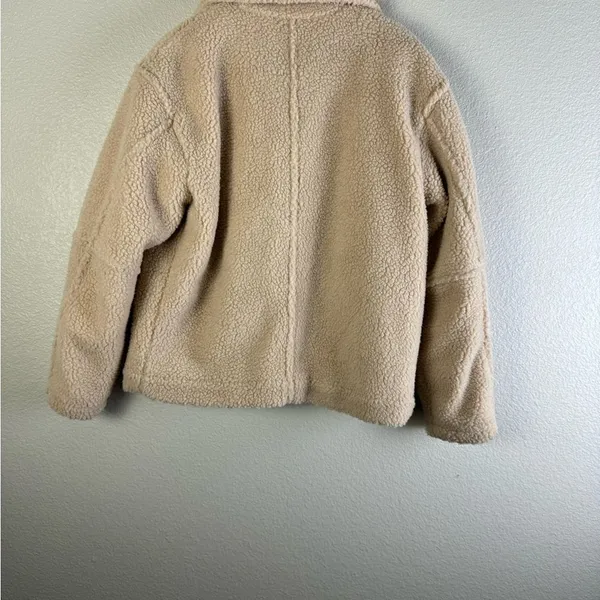 Vince Women's Button Front Sherpa Jacket Size S - Image 7