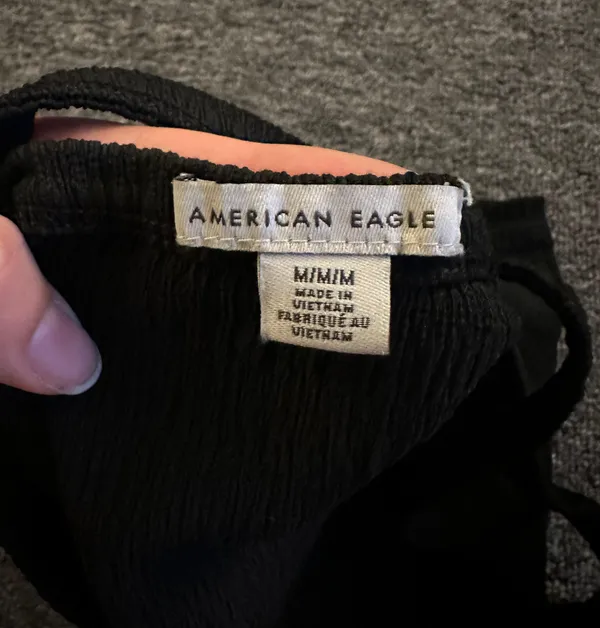 American Eagle One Shoulder Crop Tank - Image 3