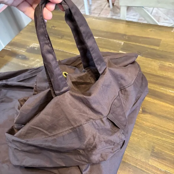 GUCCI Brown Travel Dress Suit Garment Bag Zipper Long Protective Sleeve Logo - Image 10