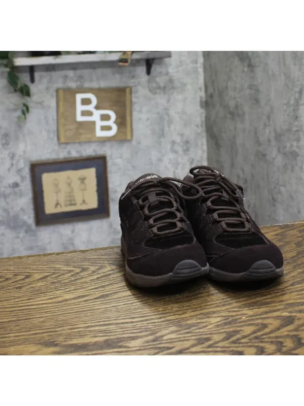 Easy Spirit Romy Womens Walking Easy On Lace Shoes Sneakers Dark Brown 8N - Image 3